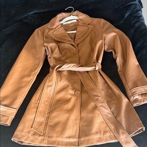 Kenneth Cole New York Brown Trench Coat